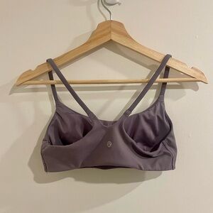 Wunder Train Strappy Racer Bra *Light Support, A/B Cup in Dusky Lavender